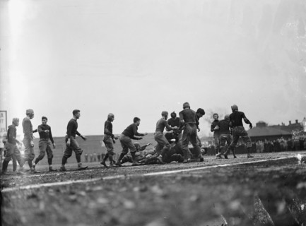 Football University of Virginia Game, 1910.