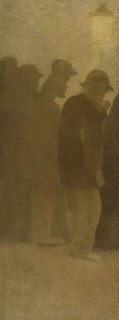 La Bouchée de pain : File d'attente, c.1904.