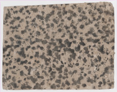 Sheet with an overall splotchy pattern, 19th century.