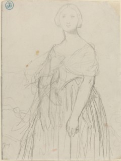 Sketch for Madame Moitessier.