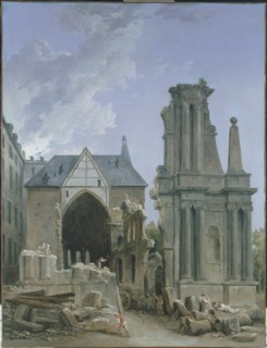 L'Eglise des Feuillants en démolition, c1804.