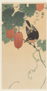 Birds on the Kaki tree, 1920-1930. Private Collection.