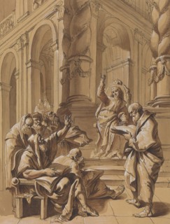Christ among the Doctors, 18th century.