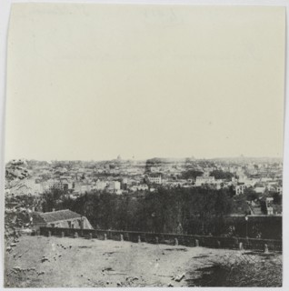 Panorama of Chateau de Saint-Cloud, 1871.