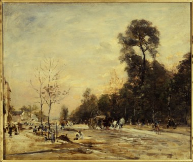 Route de la Revolt, in the evening, c1890.