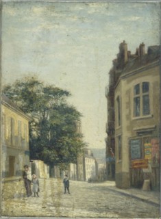 Rue Lhomond, opposite Rue Vauquelin, c1900.