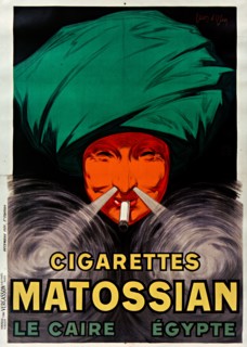Cigarettes Matossian , 1926. Private Collection.