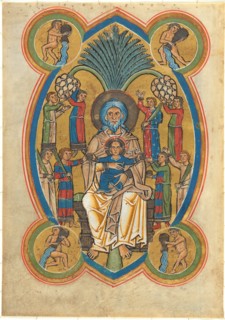 Paradise with Christ in the Lap of Abraham, c. 1239.