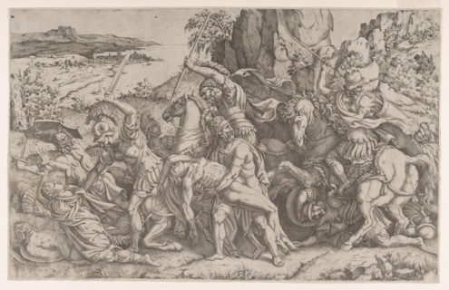 Battle around the Body of Patroclus, ca. 1543-ca. 1547.
