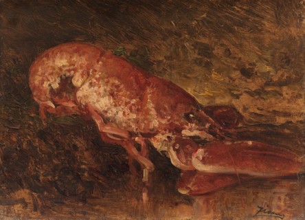 Nature morte au homard.