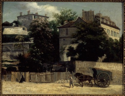 Rue d'Orchampt in Montmartre, 1864.