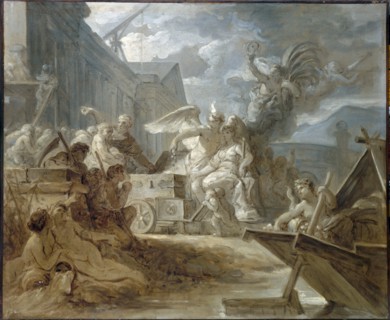 Allégorie de la ville de Paris, c1765.