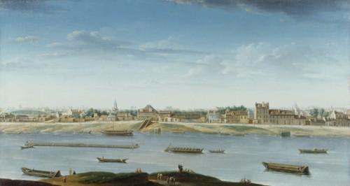 Port Saint-Bernard, seen from Arsenal, 1752.