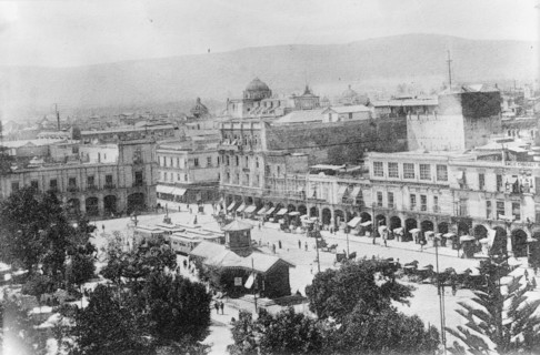 Mexico - Bird's Eye View of Mexico City, 1911.