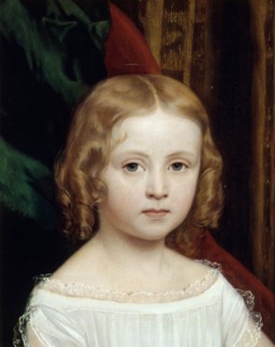 Portrait thought to be Jeanne Scheffer, c1845.