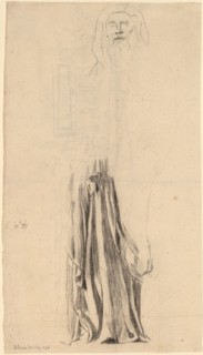 Study for Moses - Trinity Church, Boston, 1876.