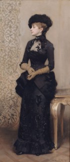 Woman with gloves, called La Parisienne, c1883.