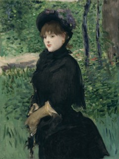 La Promenade (Madame Gamby), 1880. Creator: Manet, Édouard (1832-1883).