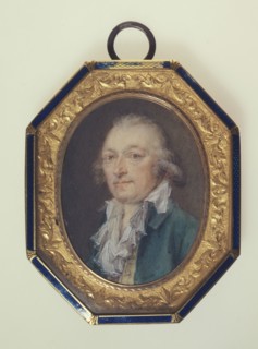 Portrait of a man, with an open collar, c1798.
