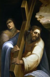 Christ carrying the cross. Creator: Piombo, Sebastiano, del (1485-1547).