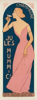 Champagne Jules Mumm , 1898. Private Collection.