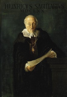Portrait of the composer Heinrich Schütz (1585-1672). Private Collection.