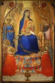 Piccola Maestà, ca 1340. Creator: Lorenzetti, Ambrogio (ca 1290-ca 1348).