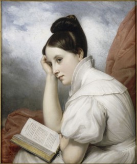 The Reader (La Liseuse) , 1829. Creator: Steuben, Charles de (1788-1856).