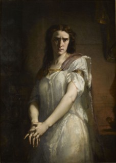 Élisa Rachel as Lady Macbeth. Creator: Müller, Charles Louis (1815-1892).