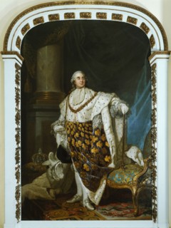 Louis XVI in coronation costume, c1777.