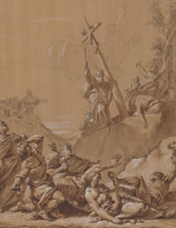 Moses and the Brazen Serpent, 18th century.