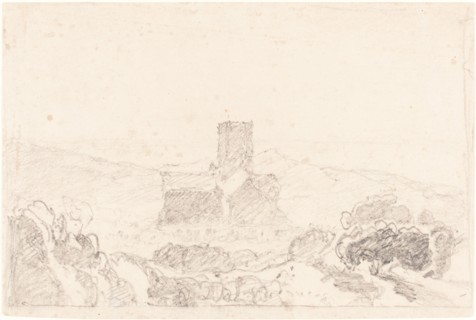 Landscape with Church, first half 19th century.