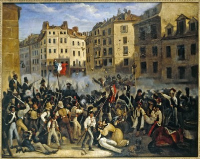 Episode of the days of July 1830, between 1825 and 1835.