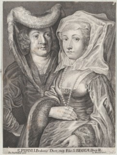 Saint Pepin I and his daughter, Saint Begga, ca. 1650-1700.