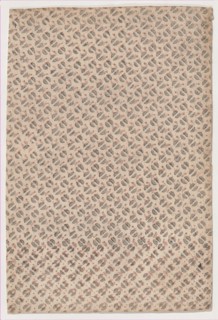 Sheet with an overall pattern of semicircles, 19th century.
