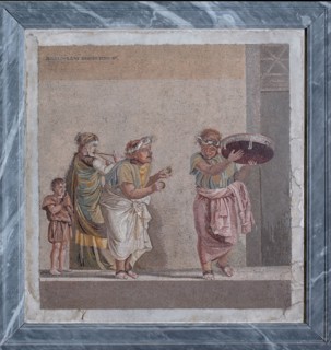 Traveling musicians, 2nd-1st century BCE . Creator: Classical Antiquities.