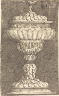 Covered Goblet with Winged Ball, c. 1520/1525.
