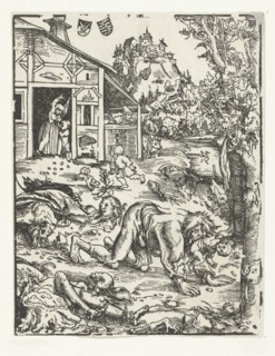 The Werewolf, ca 1510-1515. Private Collection.