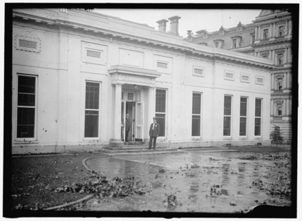 White House - storm damage, between 1913 and 1918.