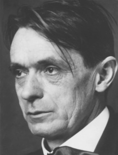 Portrait of the philosopher Rudolf Steiner (1861-1925). Private Collection.