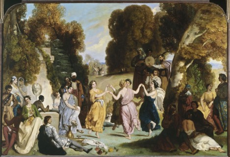 Dance of the Muses, between 1846 and 1851.