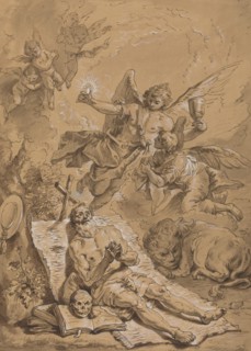 Last Communion of Saint Jerome, 18th century.