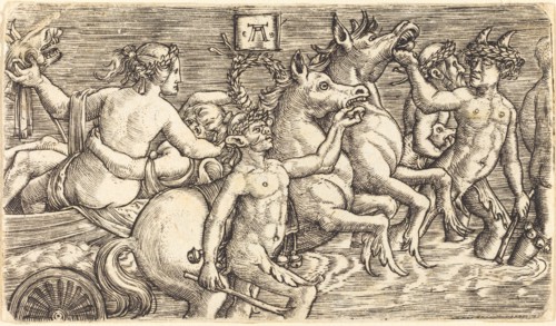 Lovers led by Seagods on Triumph, c. 1520/1525.