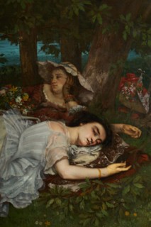 Les demoiselles des bords de la Seine (été), 1857.
