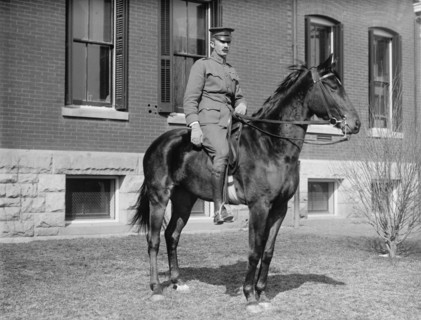 Fort Myer - Capt. Julian R. Lindsay , U.S.A., 1910.