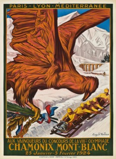 1924 Winter Olympics, Chamonix, 1924. Private Collection.