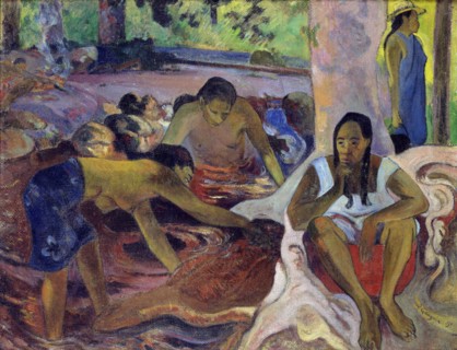Tahitian fisherwomen, 1891. Creator: Gauguin, Paul Eugéne Henri (1848-1903).