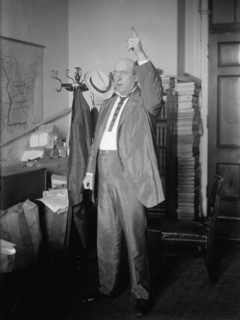 Ollie M. James, Rep. from Kentucky, Speaking, 1912. Creator: Harris & Ewing.