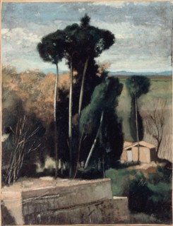 Paysage d'Italie. Pins parasols, c.1859 — 1860.