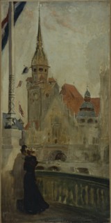 German pavilion at 1900 Universal Exhibition, 1900.